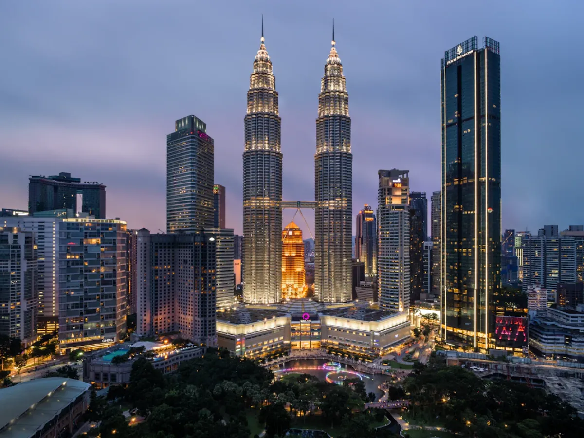 Petronas Twin Towers in Kuala Lumpur